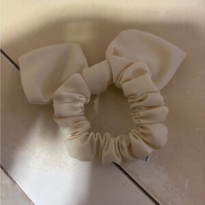 Stoney Clover Lane Cream Hair Scrunchie